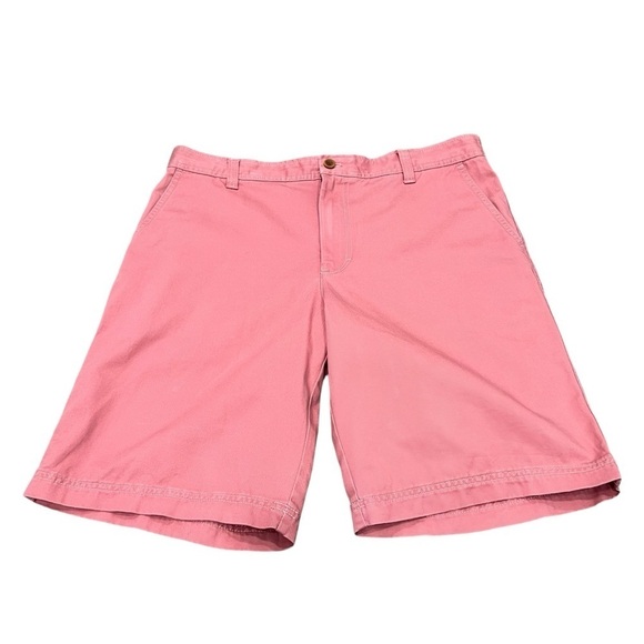 Izod Other - Izod Saltwater Salmon Flat Front Shorts 100% Cotton Size 36